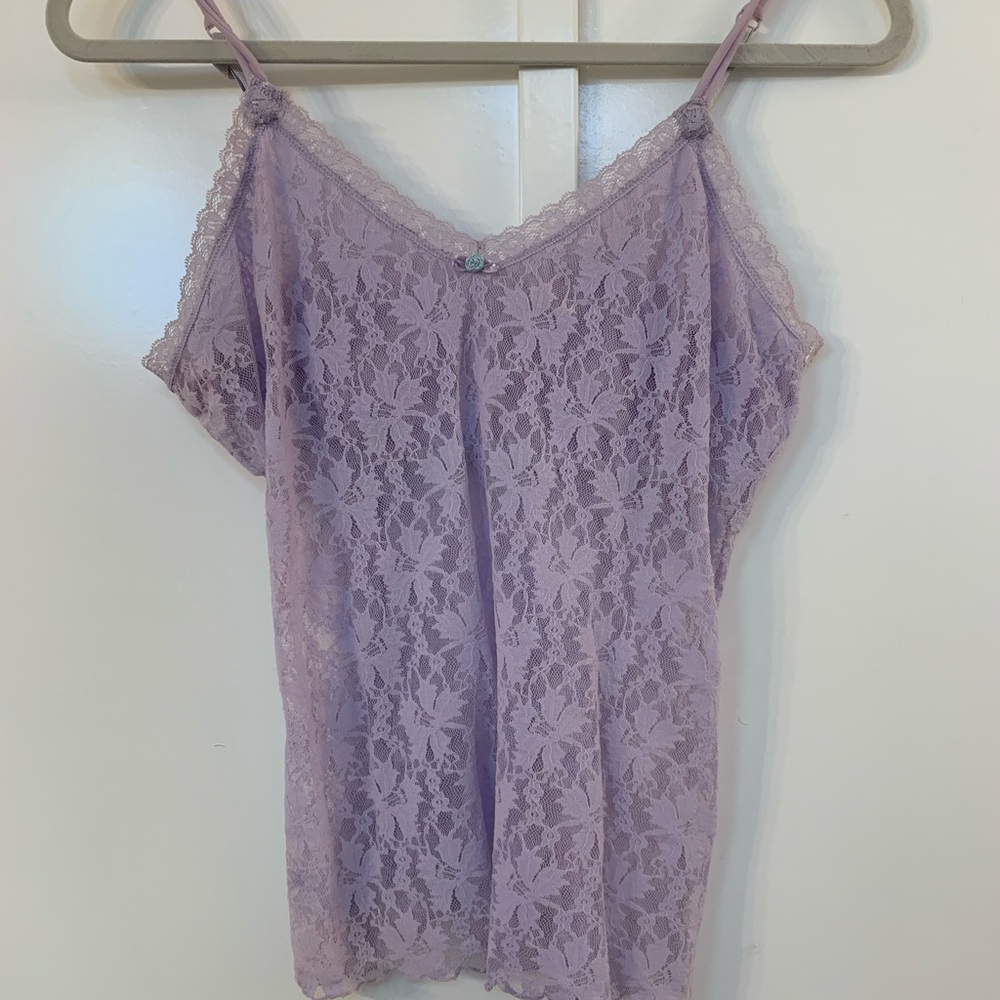 Lace tank top